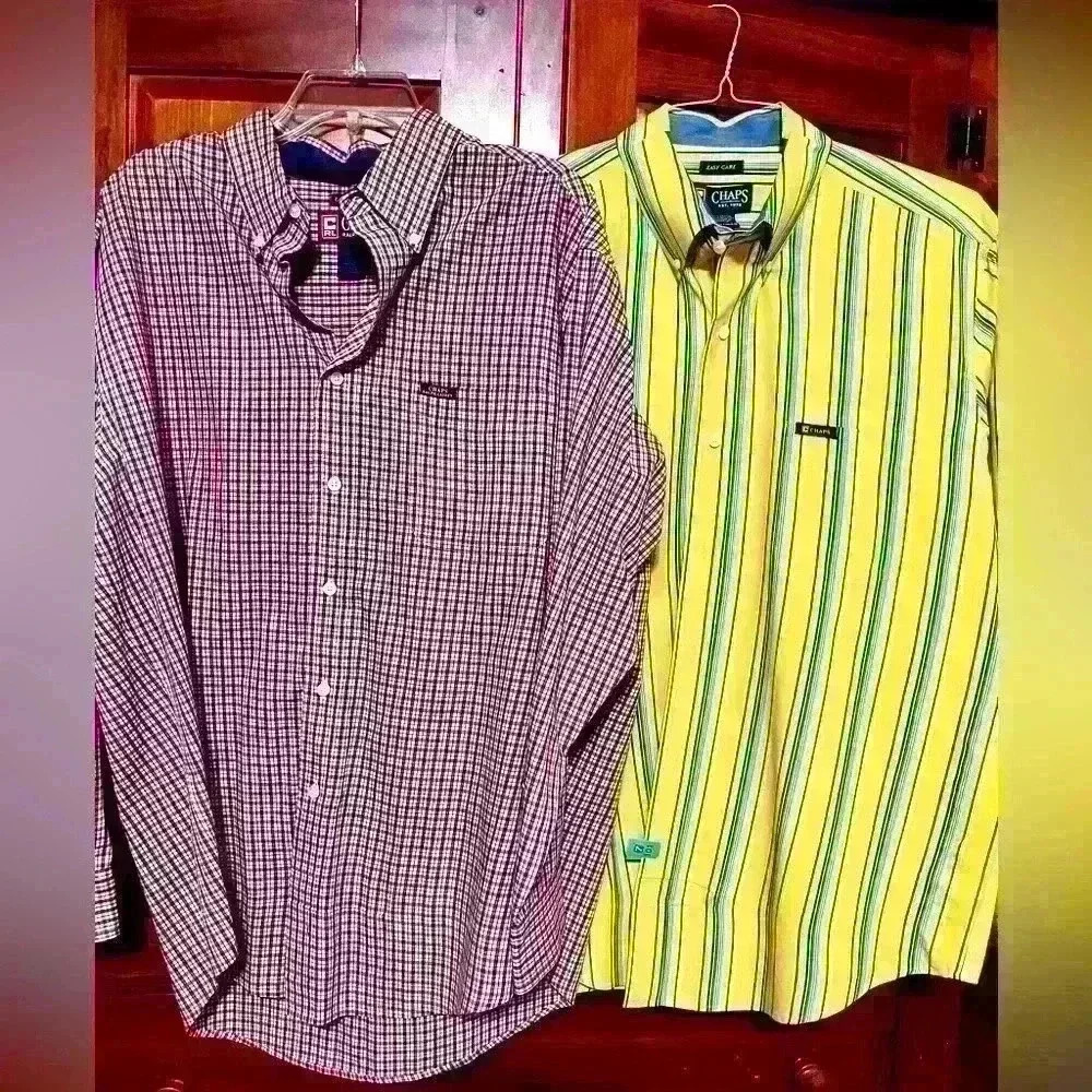 TWO Ralph Lauren Chaps button downs - XL - Picture 1 of 3